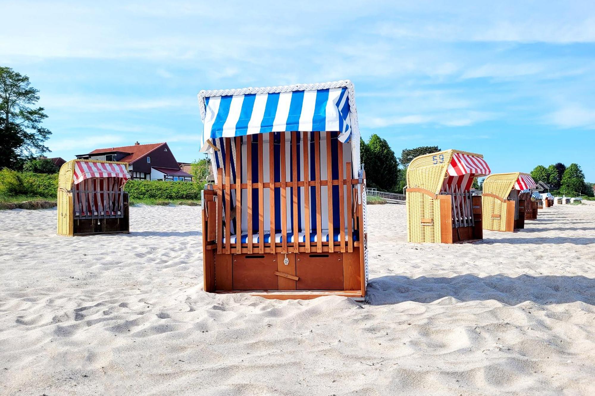 שרבאוץ Hochwertige Ferienwohnung Mit Sonnenterrasse & Gartenblick, Nur Wenige Gehminuten Zum Strand מראה חיצוני תמונה