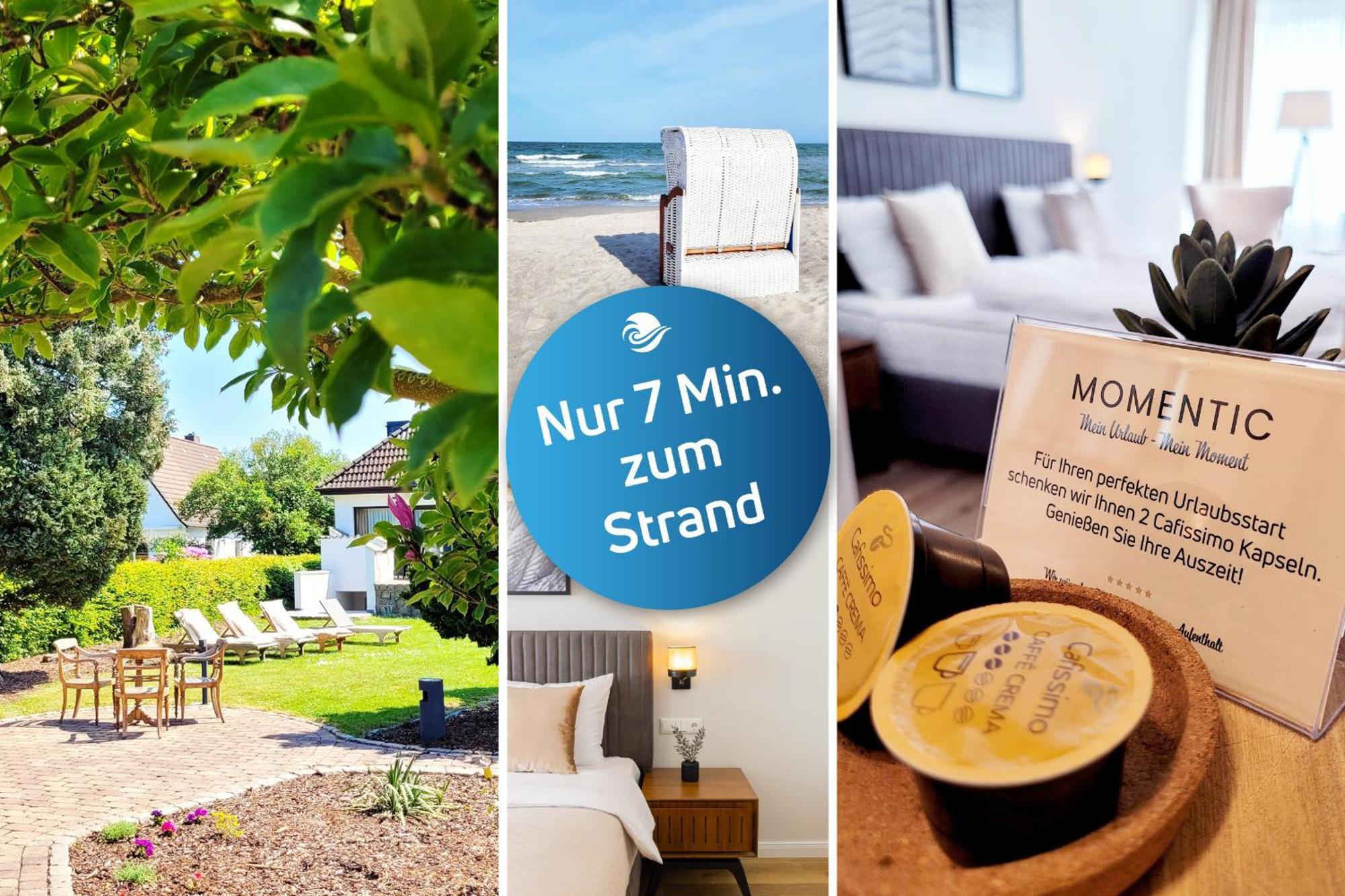 שרבאוץ Hochwertige Ferienwohnung Mit Sonnenterrasse & Gartenblick, Nur Wenige Gehminuten Zum Strand מראה חיצוני תמונה
